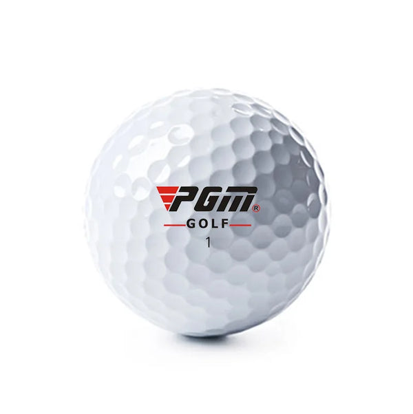 PGM Q002 3-Layer Golf Balls – Tournament Play, 44g, 80 Hardness, White with Logo
