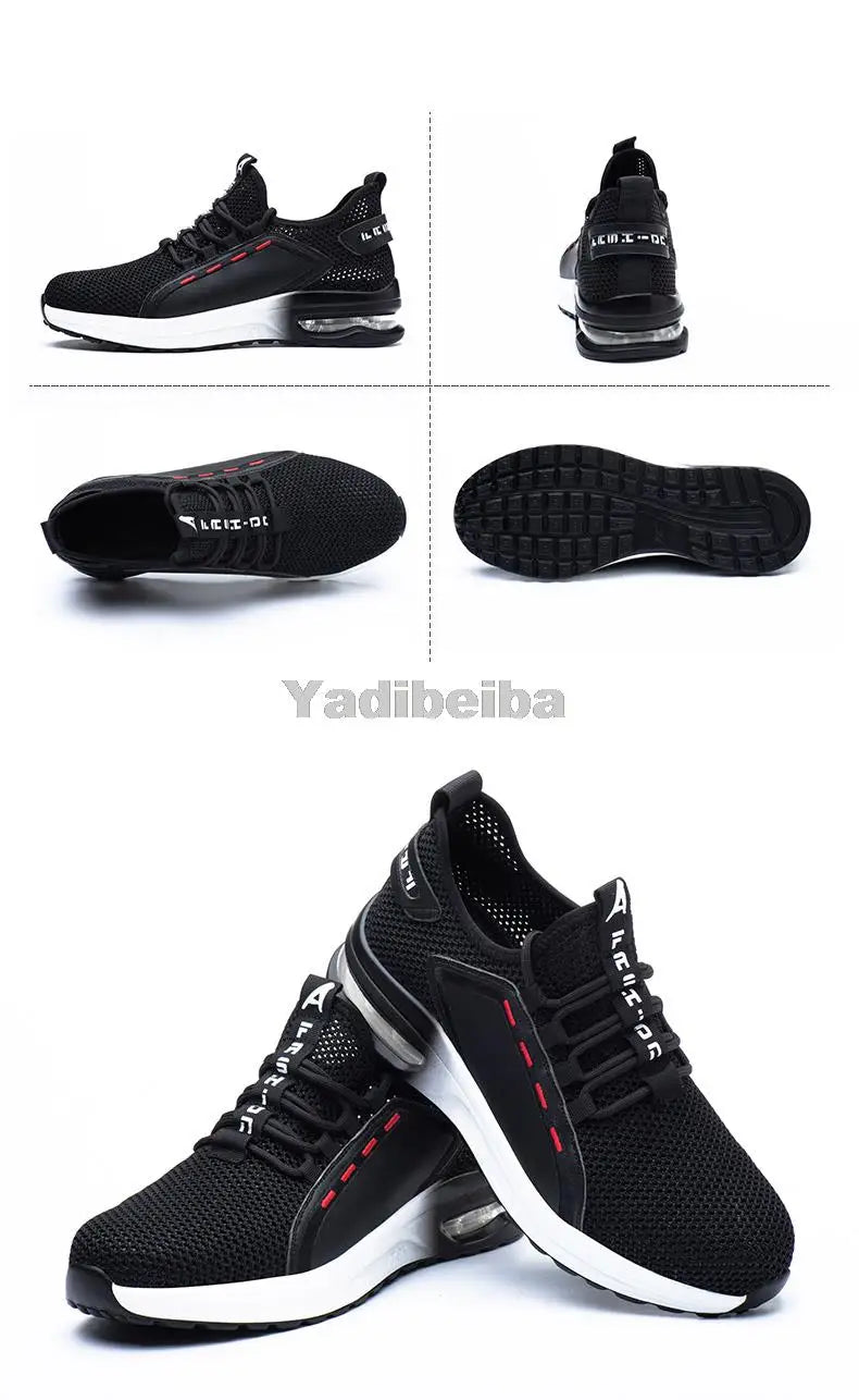 Unisex Steel Toe Work Shoes – Lightweight Breathable Safety Sneakers