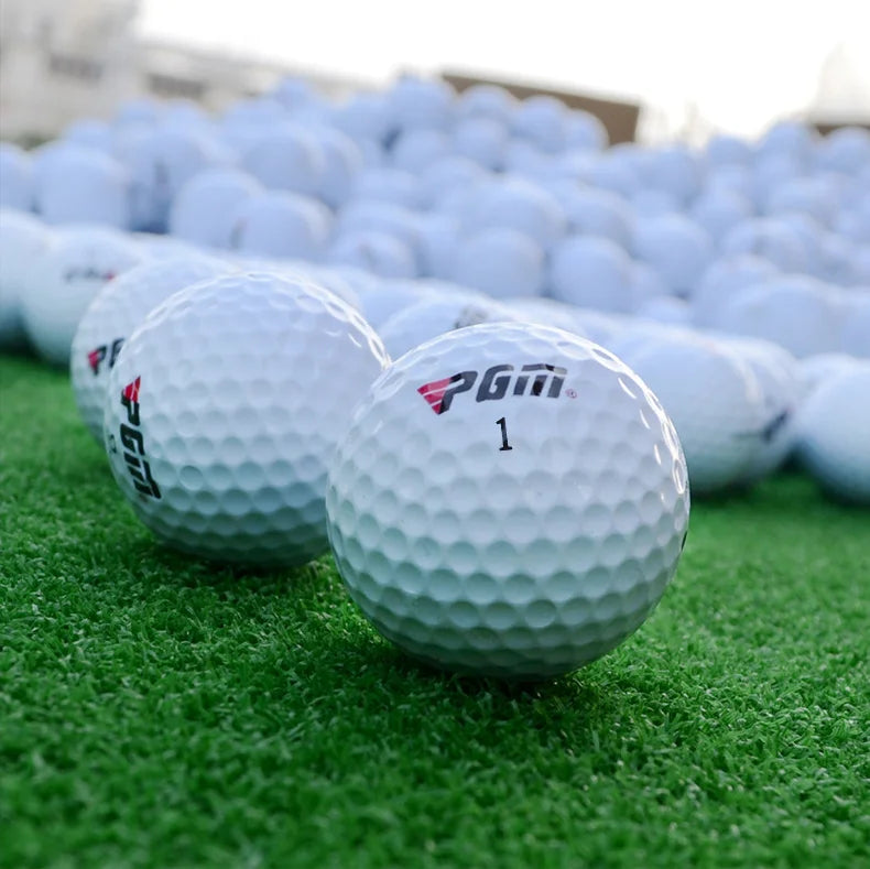 PGM Q002 3-Layer Golf Balls – Tournament Play, 44g, 80 Hardness, White with Logo