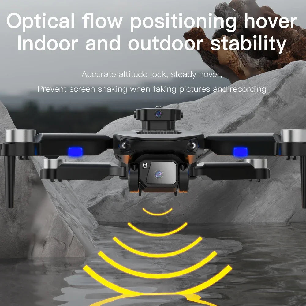 2025 F196 RC Quadcopter Mini Drone with 4K Camera Brushless Motor Obstacle Avoidance Optical Flow Remote Control FPV Dron Toy