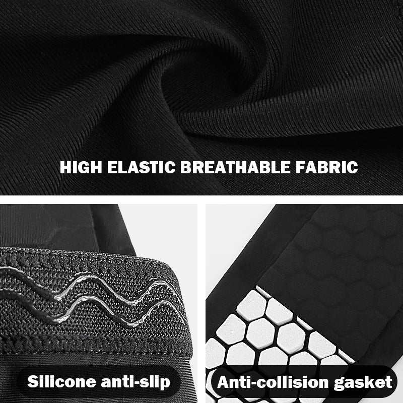 Football Shin Guard Socks with Foam Pads – Calf Compression Sleeve