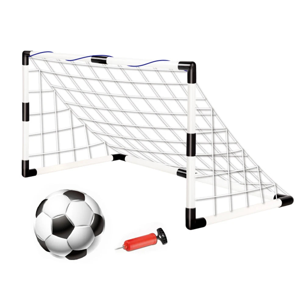 Football Goal Post Frame Set Sports Toy Folding Soccer Goal Net Inflatable Football for Outdoor Team Sports Soccer Accessories