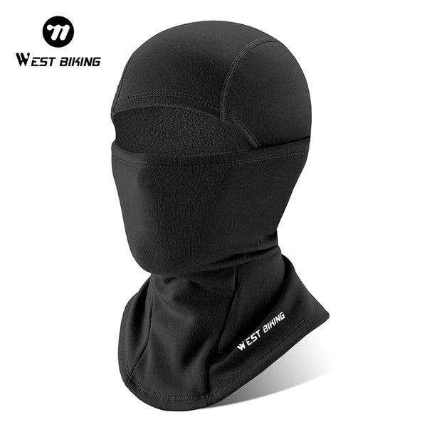 WEST BIKING Winter Fleece Cycling Cap Hat Windproof Men Women Sport Scarf Balaclava Ski Bicycle Motorcycle Running Neck Warmer