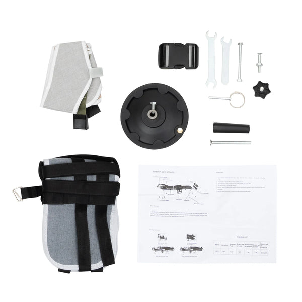 Multifunctional Body Stretcher Fitness Equipment Medical Spinal Traction Lumbar Spine Keyboard Protrusion Corrector Yoga Bed