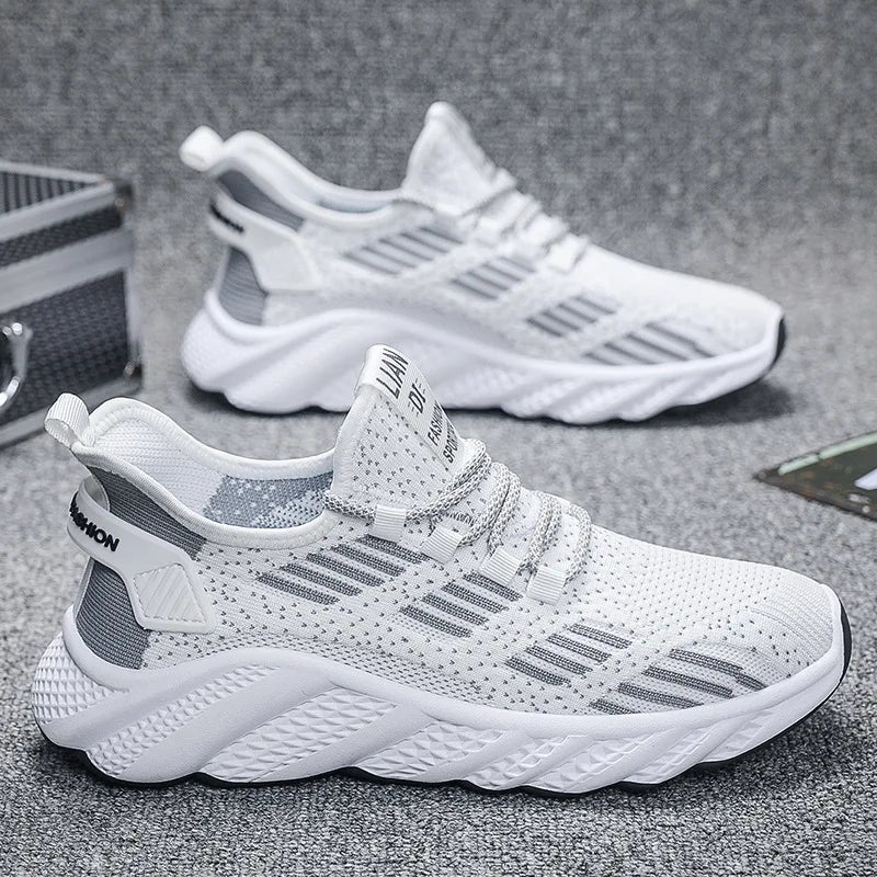 Men's Sneakers Mountaineering Shoes Men Running Shoes 2024 Outdoor Sports Breathable Sneaker Summer Comfortable Casual