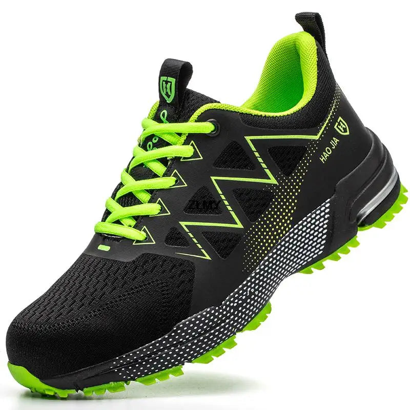 Men’s Steel Toe Safety Shoes – Puncture-Proof, Breathable Work Sneakers
