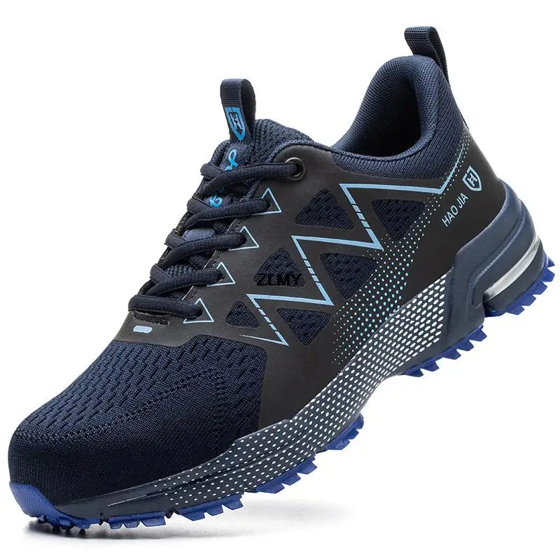 Men’s Steel Toe Safety Shoes – Puncture-Proof, Breathable Work Sneakers