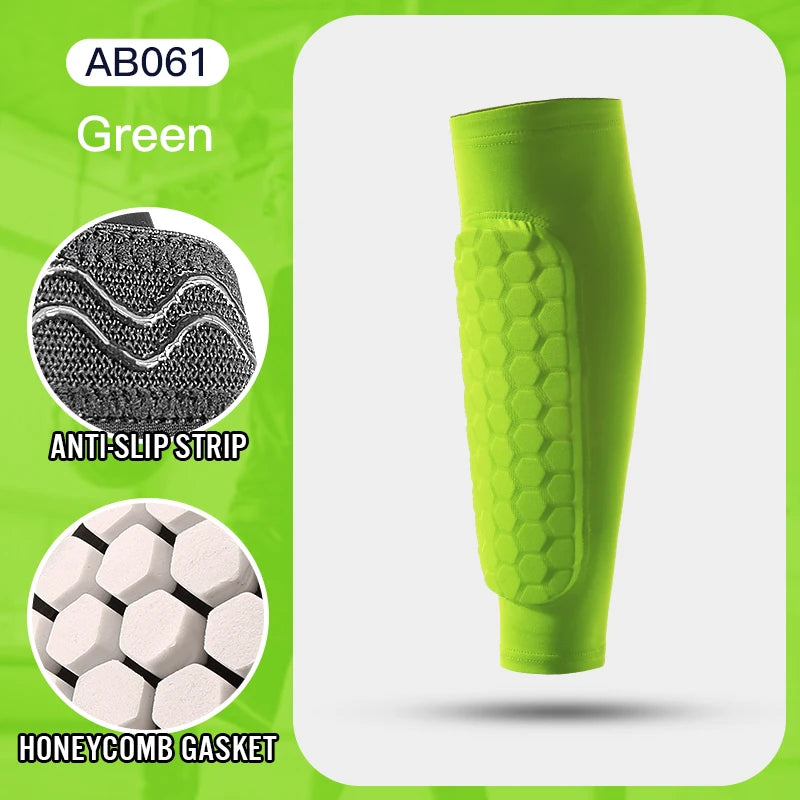 Football Shin Guard Socks with Foam Pads – Calf Compression Sleeve
