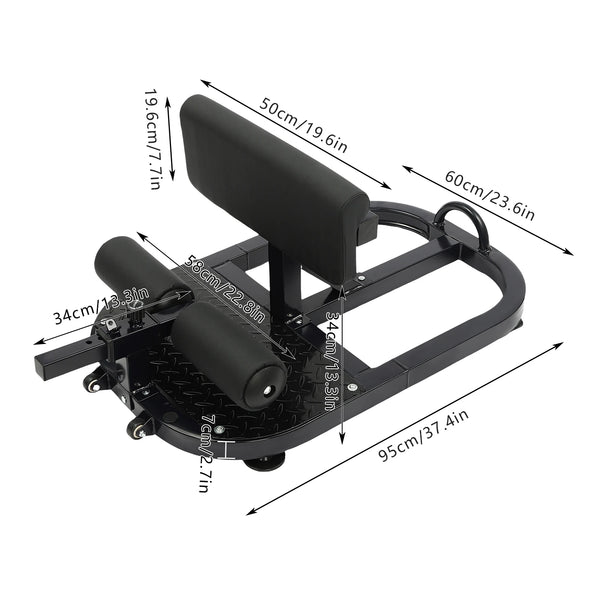 Multi-Function Deep Squat Bench Home Gym Workout Station Leg Exercise Machine Multifunctional Fitness Equipment