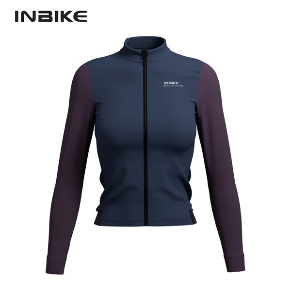 Women’s Winter Thermal Cycling Jersey – Windproof Fleece Bike Jacket
