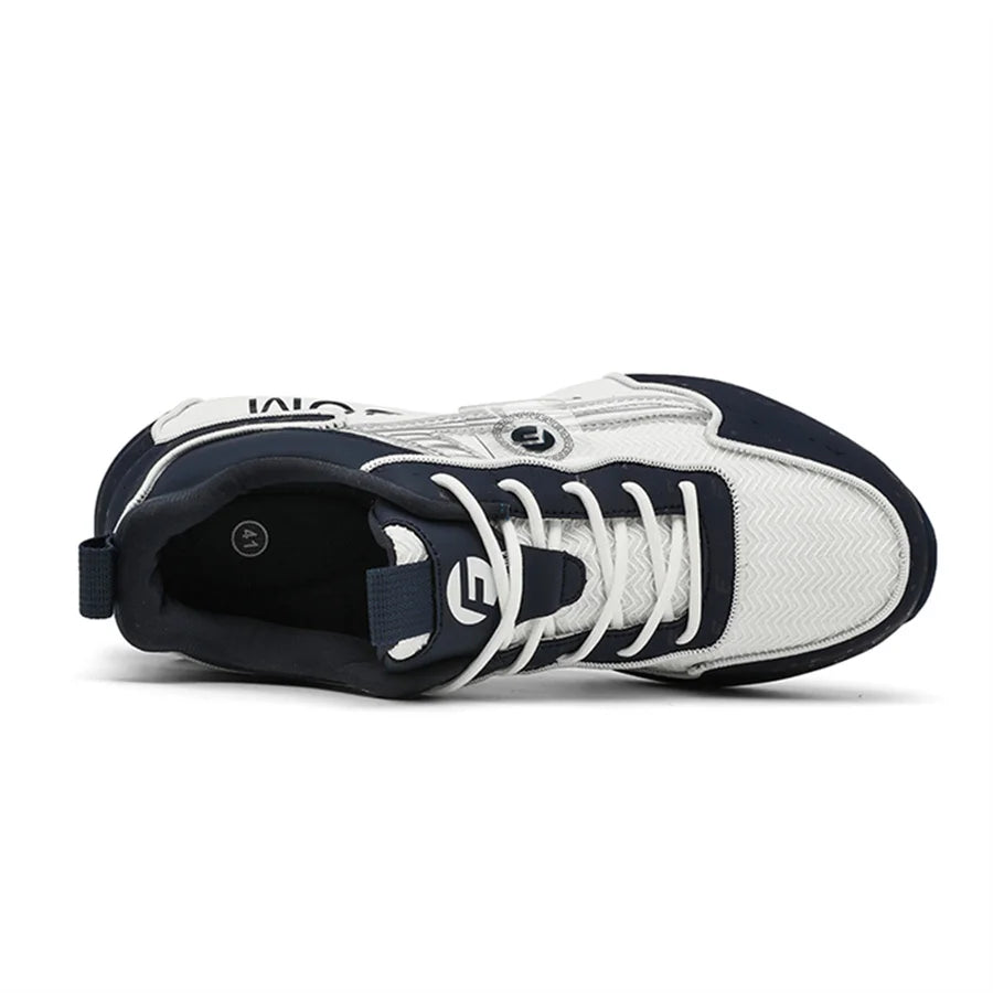 Running Shoes Men Breathable Shockproof Marathon Sneakers Lace-up Ultralight Sports Casual Shoes Work Tennis Athletic Footwear