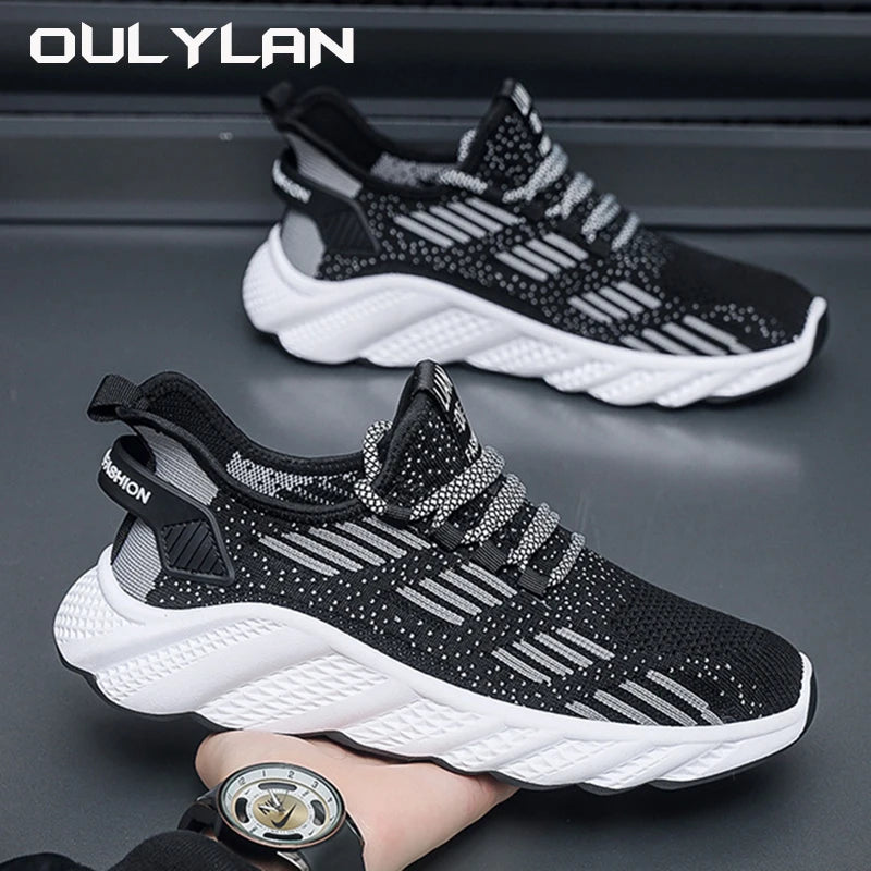 Men's Sneakers Mountaineering Shoes Men Running Shoes 2024 Outdoor Sports Breathable Sneaker Summer Comfortable Casual