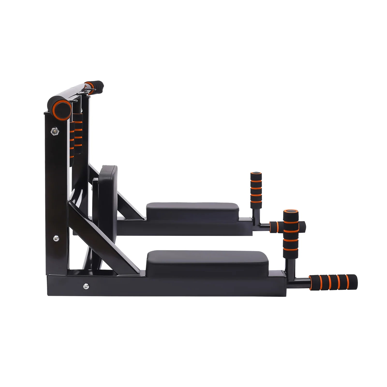 Pull Up Bar Wall Mounted Raise Dip Station Vertical Knee Exercise Equipment