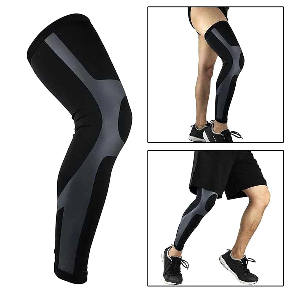 Full Leg Compression Sleeve – Outdoor Sport UV Knee & Leg Support