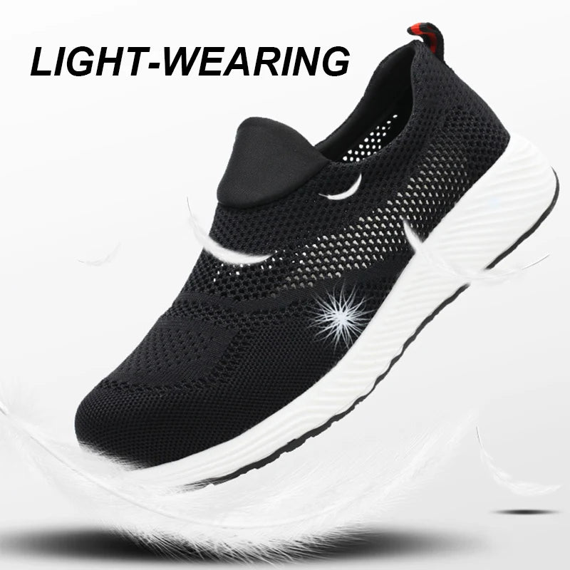 Unisex Steel Toe Safety Sneakers – Lightweight Breathable Work Shoes