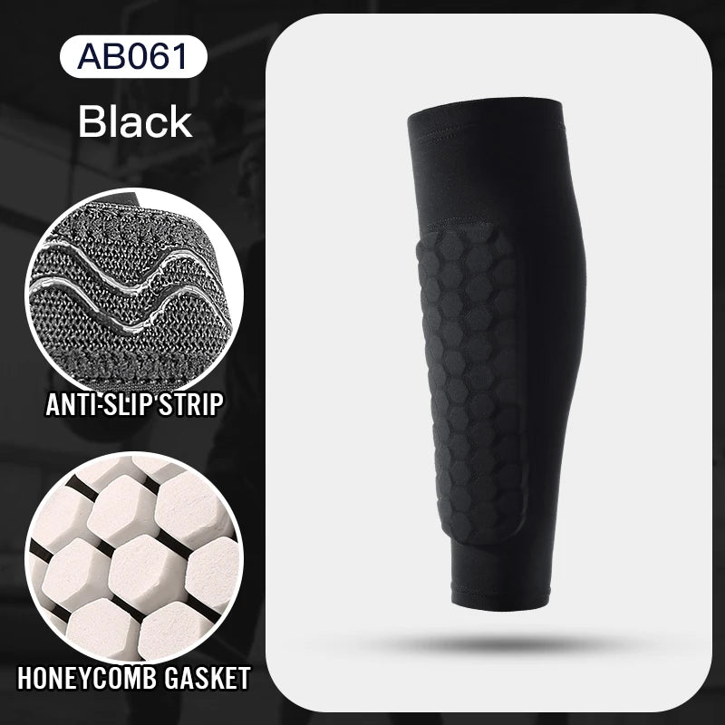 Football Shin Guard Socks with Foam Pads – Calf Compression Sleeve