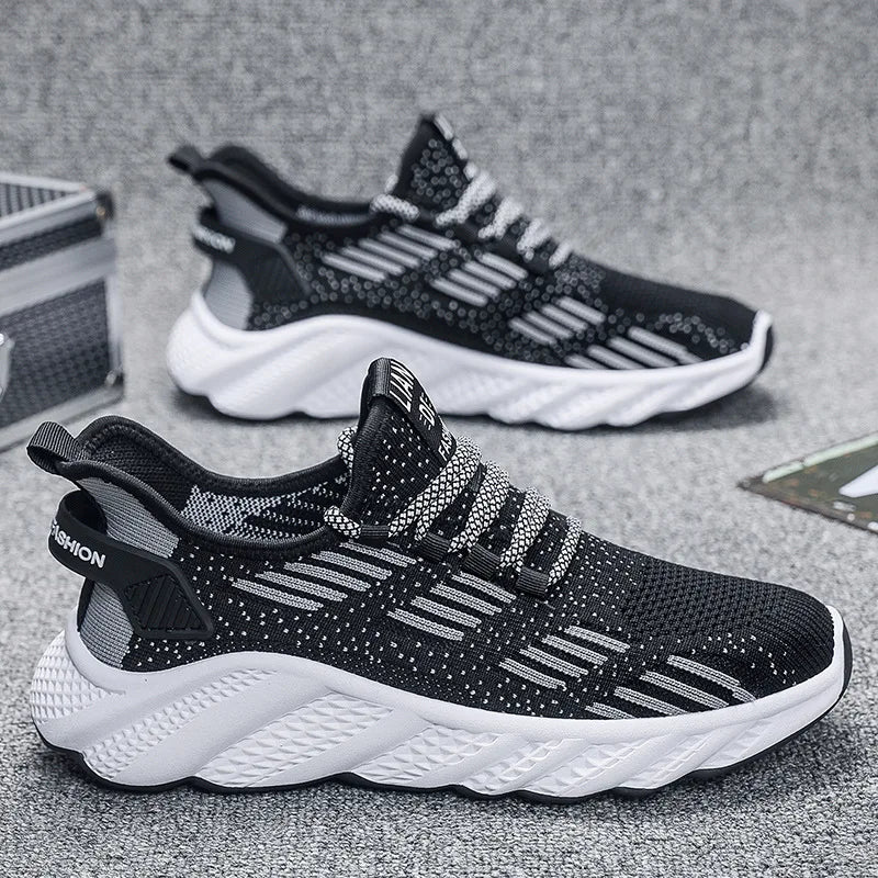 Men's Sneakers Mountaineering Shoes Men Running Shoes 2024 Outdoor Sports Breathable Sneaker Summer Comfortable Casual