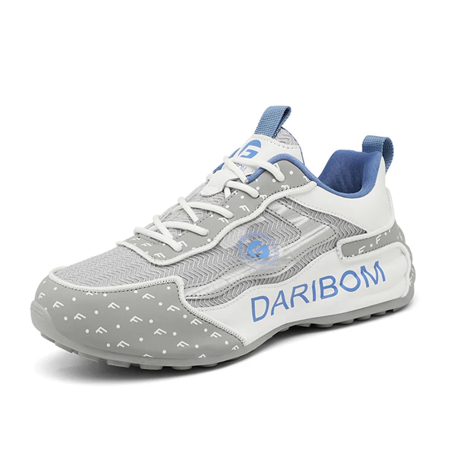 Running Shoes Men Breathable Shockproof Marathon Sneakers Lace-up Ultralight Sports Casual Shoes Work Tennis Athletic Footwear