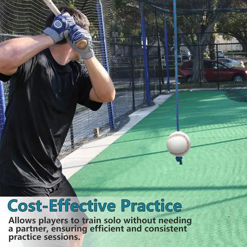 Baseball Swing Rope Baseball Training Rope Portable Softball Pitching Throwing Strap For Workout Outdoor Sports