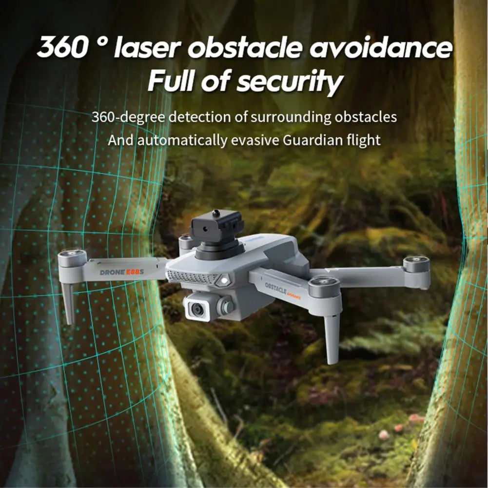 Drone with Obstacle Avoidance Camera Drone High-tech Remote Control Drone with Dual Cameras Obstacle for Kids for Beginners