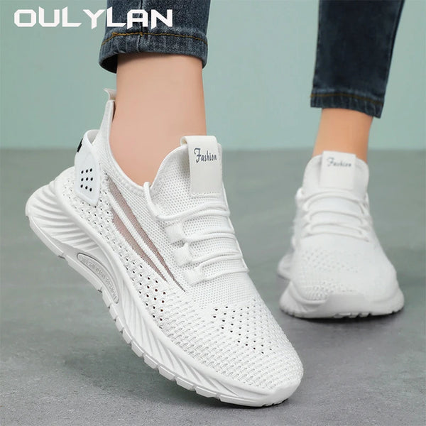 Outdoor Sports Sneakers Female Breathable Shoes Large Size 36~41 Fashion Lightweight Women Casual Shoes for Summer Autumn