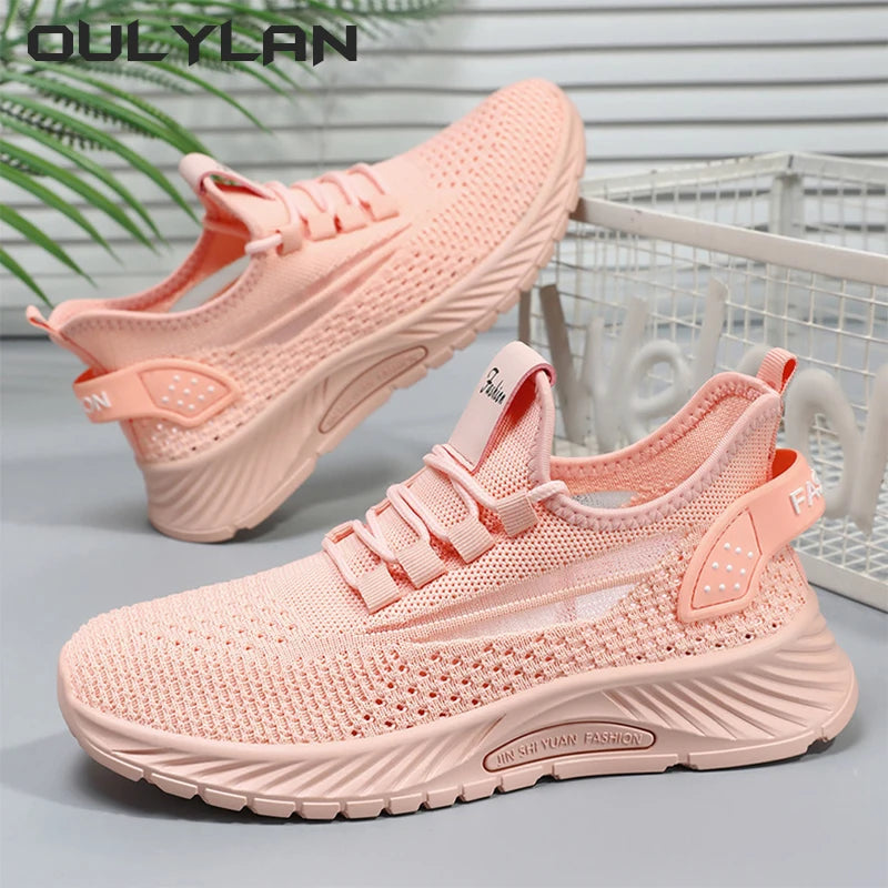 Outdoor Sports Sneakers Female Breathable Shoes Large Size 36~41 Fashion Lightweight Women Casual Shoes for Summer Autumn