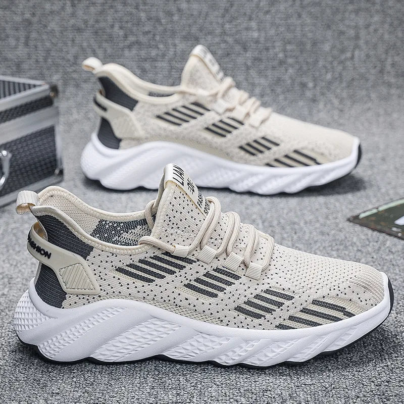Men's Sneakers Mountaineering Shoes Men Running Shoes 2024 Outdoor Sports Breathable Sneaker Summer Comfortable Casual