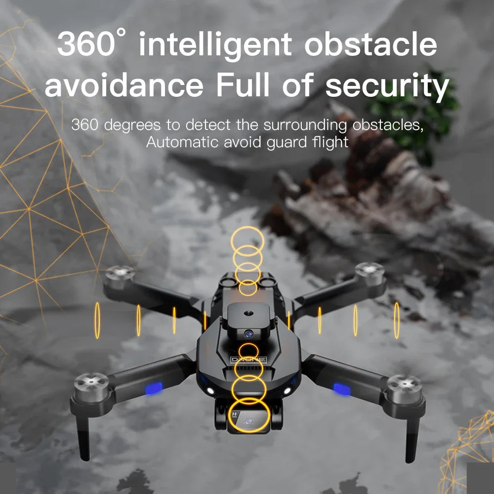 2025 F196 RC Quadcopter Mini Drone with 4K Camera Brushless Motor Obstacle Avoidance Optical Flow Remote Control FPV Dron Toy