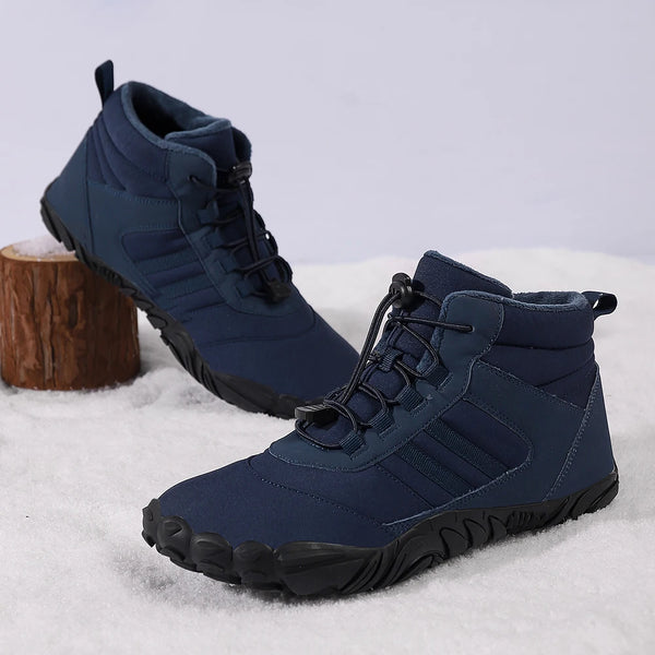 Unisex Casual Thickening Shoes Waterproof Warm Sporting Shoes Lightweight Ankle Snow Boots Lace Up for Autumn Winter