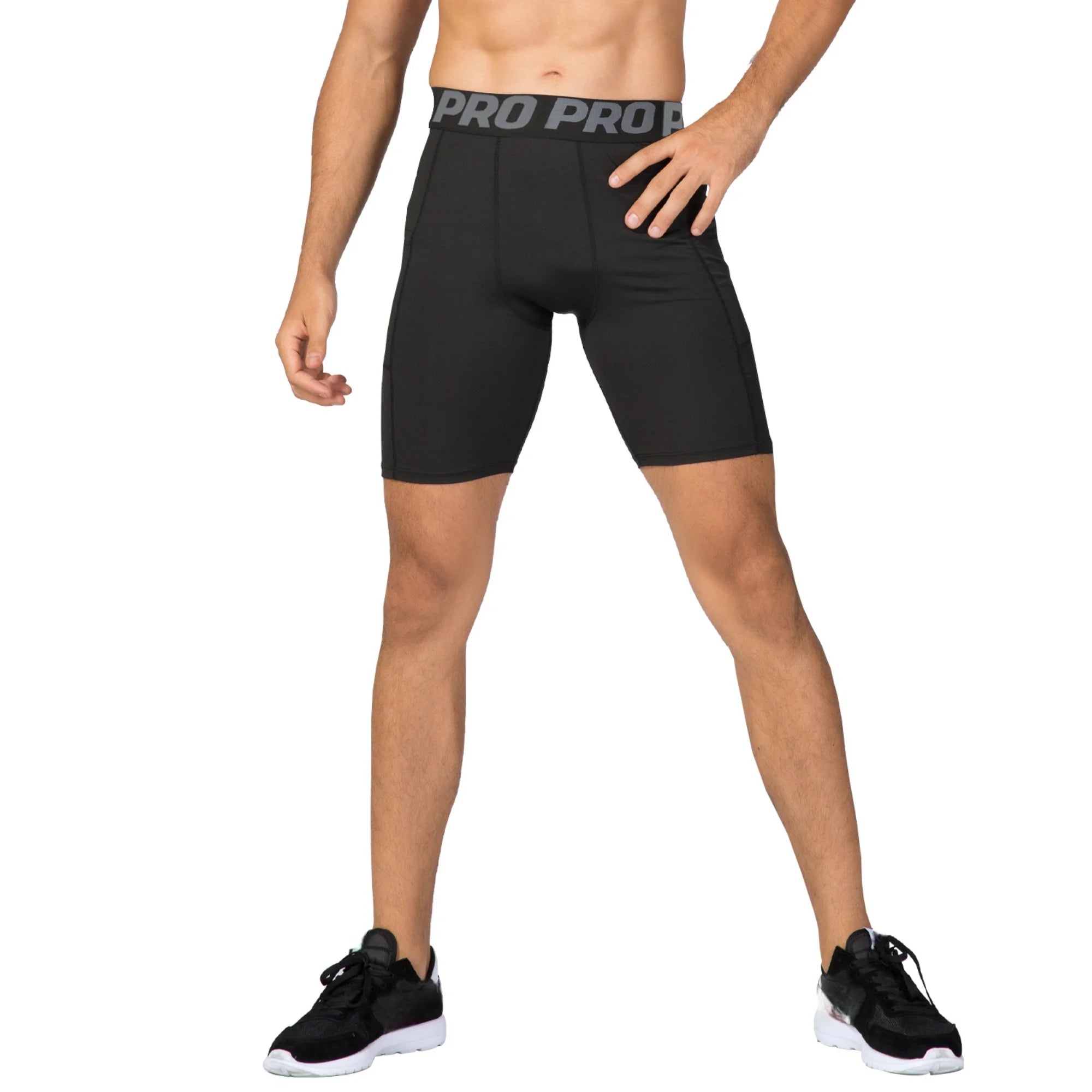 Men’s Compression Shorts with Pocket – Athletic Spandex Performance Wear