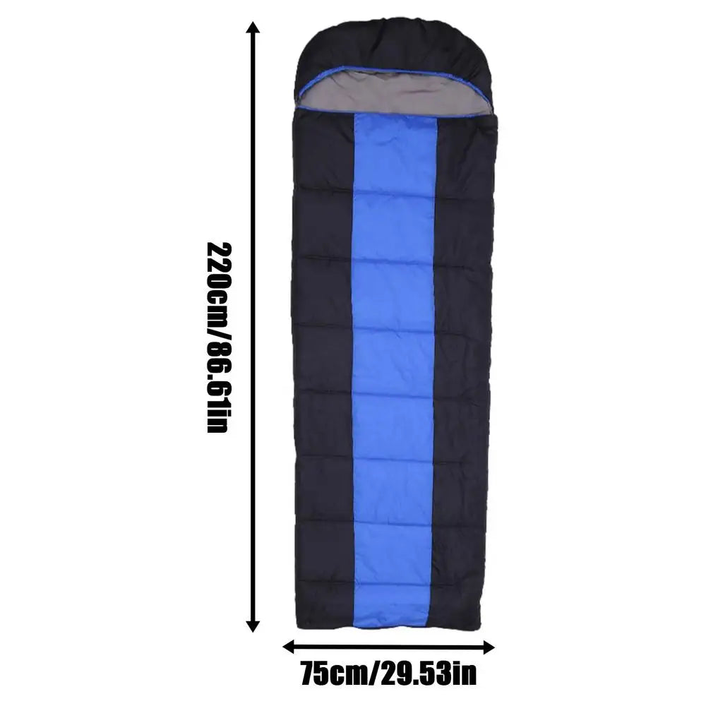 Outdoor Camping Heated Sleeping Bags USB Powered Heating Pad 3-Level Winter Warm Sleeping Bag with Compression Bag for Hiking