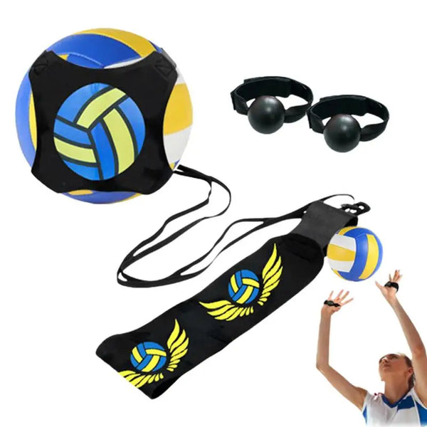 Volleyball Spike Trainer Volleyball Training Belt Elastic Swing Drawstring Volleyball Practice Equipment Improve Serving Agility