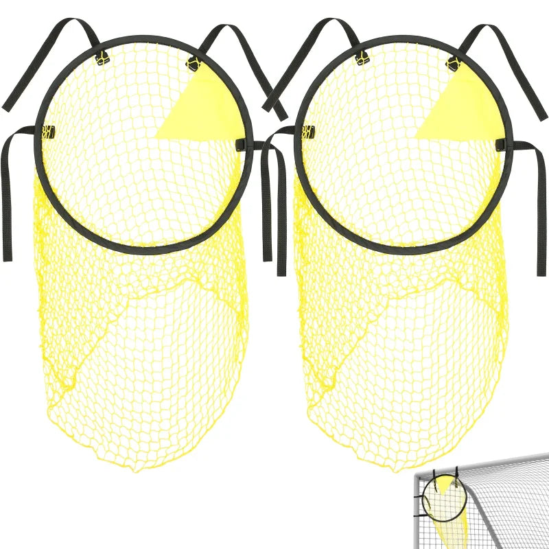 Foldable Football Target Net (17x28in) – Training Aid for Soccer Practice