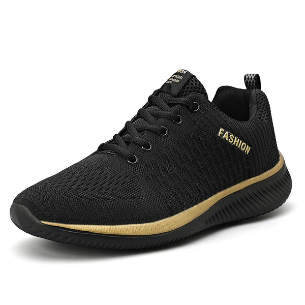 2025 Men’s Lightweight Knit Sneakers – Breathable Running & Casual Shoes