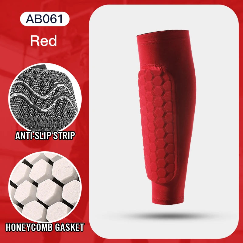 Football Shin Guard Socks with Foam Pads – Calf Compression Sleeve