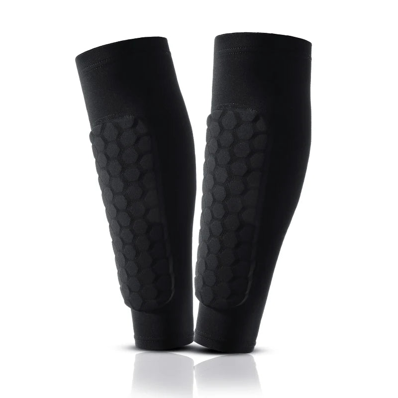 Football Shin Guard Socks with Foam Pads – Calf Compression Sleeve